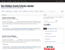 Tablet Screenshot of nowholidays.com